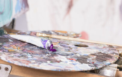 still-life-paint-materials