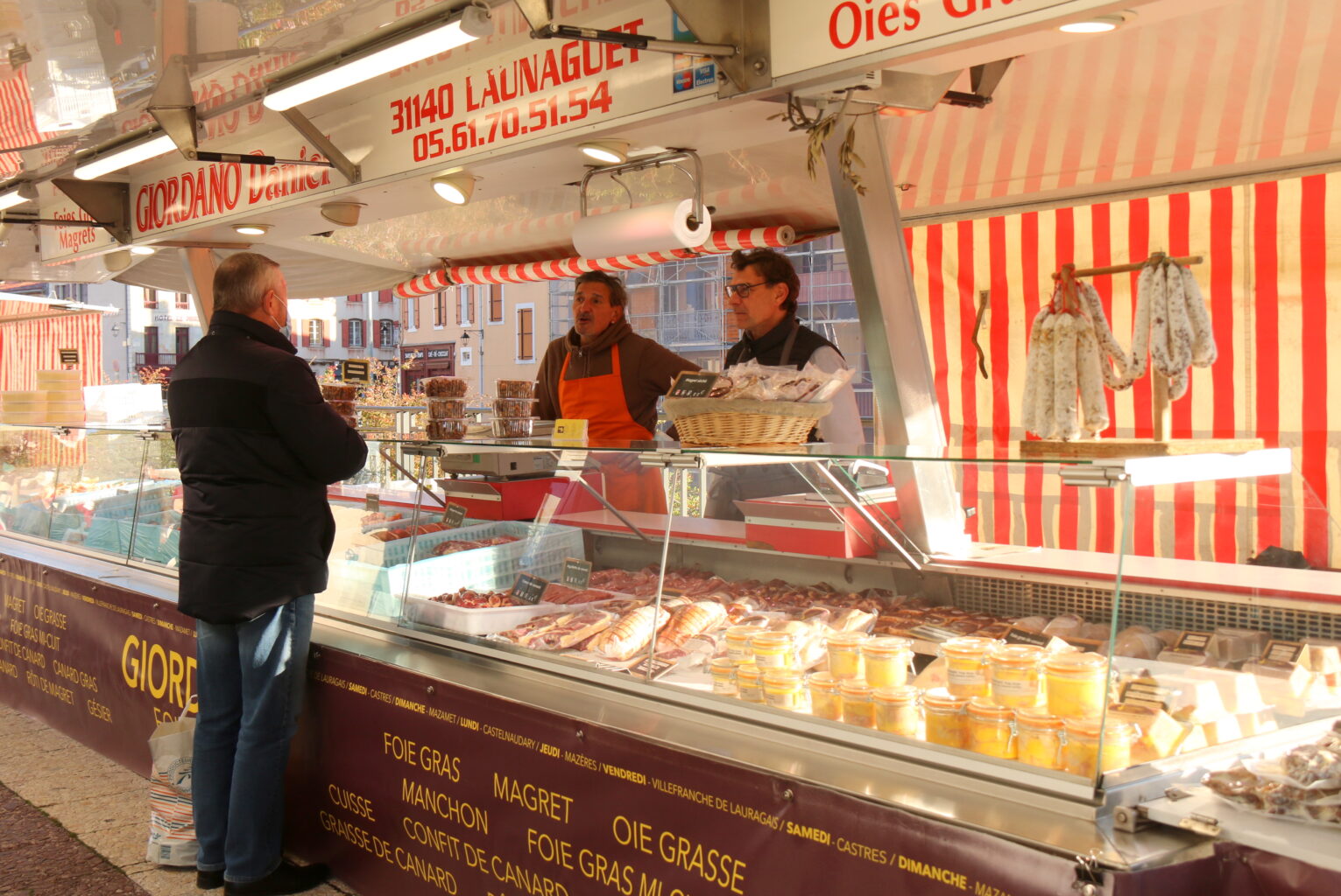 Marché au gras ville de Castres